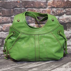 NWOT St Johns Bay Green Satchel Shoulder Bag Purse